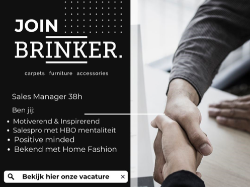 Vacature: Sales Manager bij Brinker