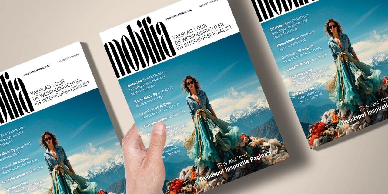 Vakblad Mobilia editie 1 verschenen: trends, tapijt en transitie